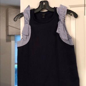 J. Crew Navy Knit Top